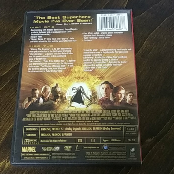 Spider-Man 2 - DVD full screen - Picture 2 of 7